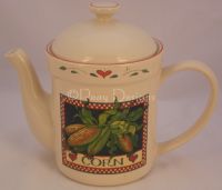 Susan Winget GARDEN FRESH Corn TEAPOT - CIC